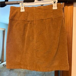 Wild Fable Corduroy Mini Skirt in Tan